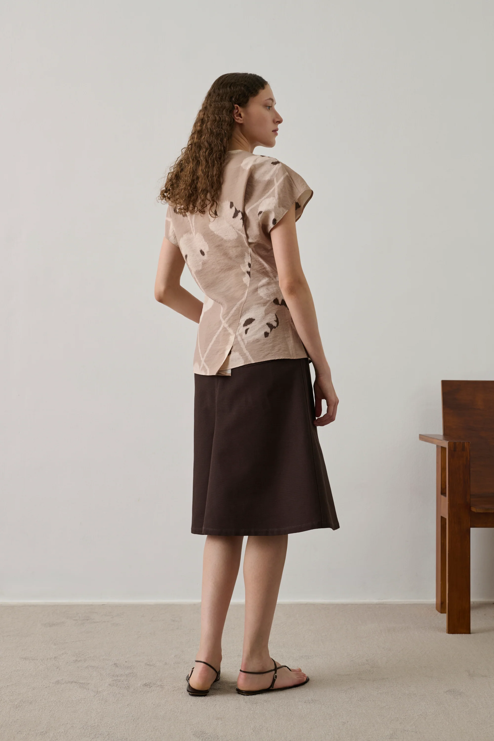 BLOUSE FEDORA BEIGE - Image 2