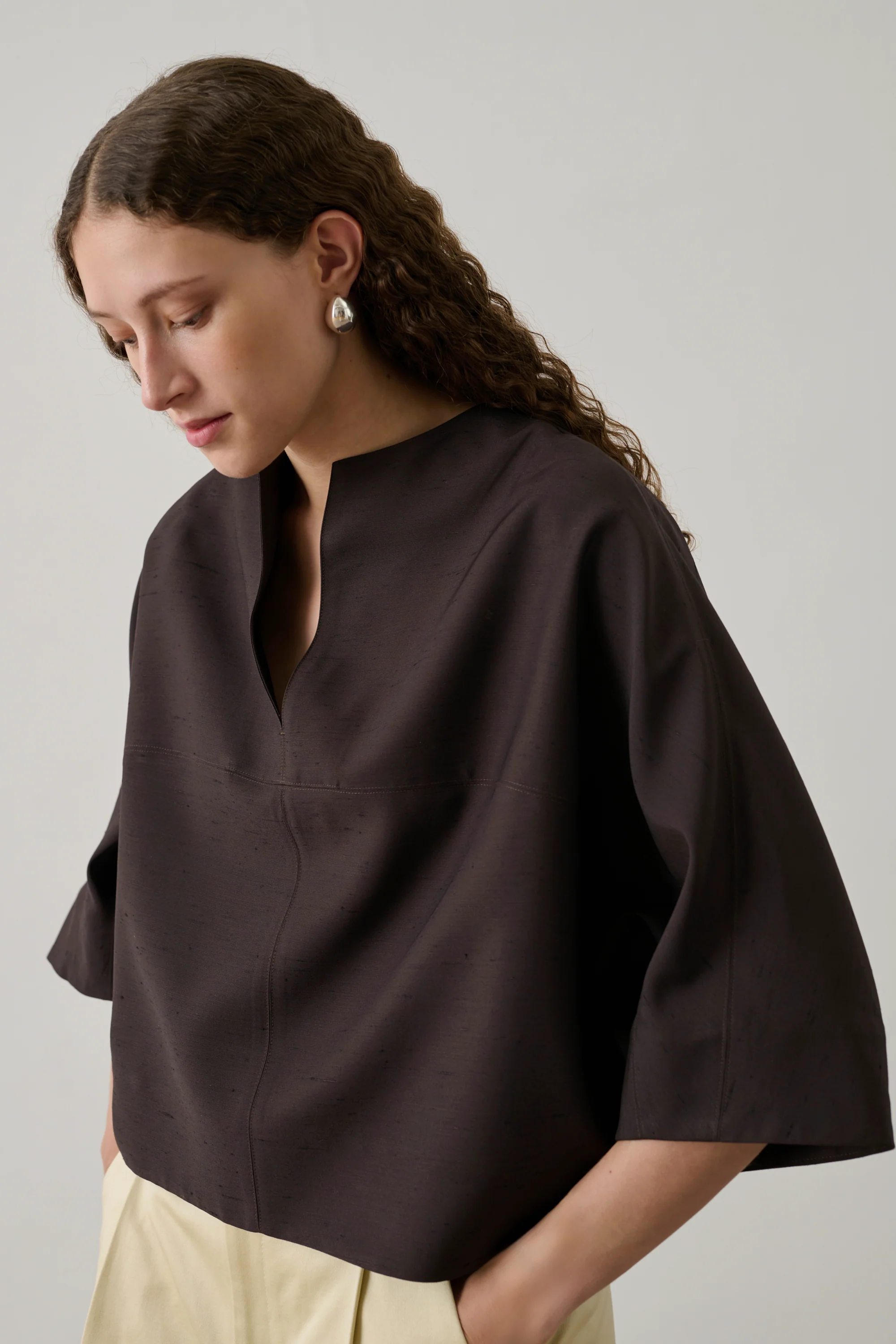 BLOUSE ILONA BROWN - Image 3