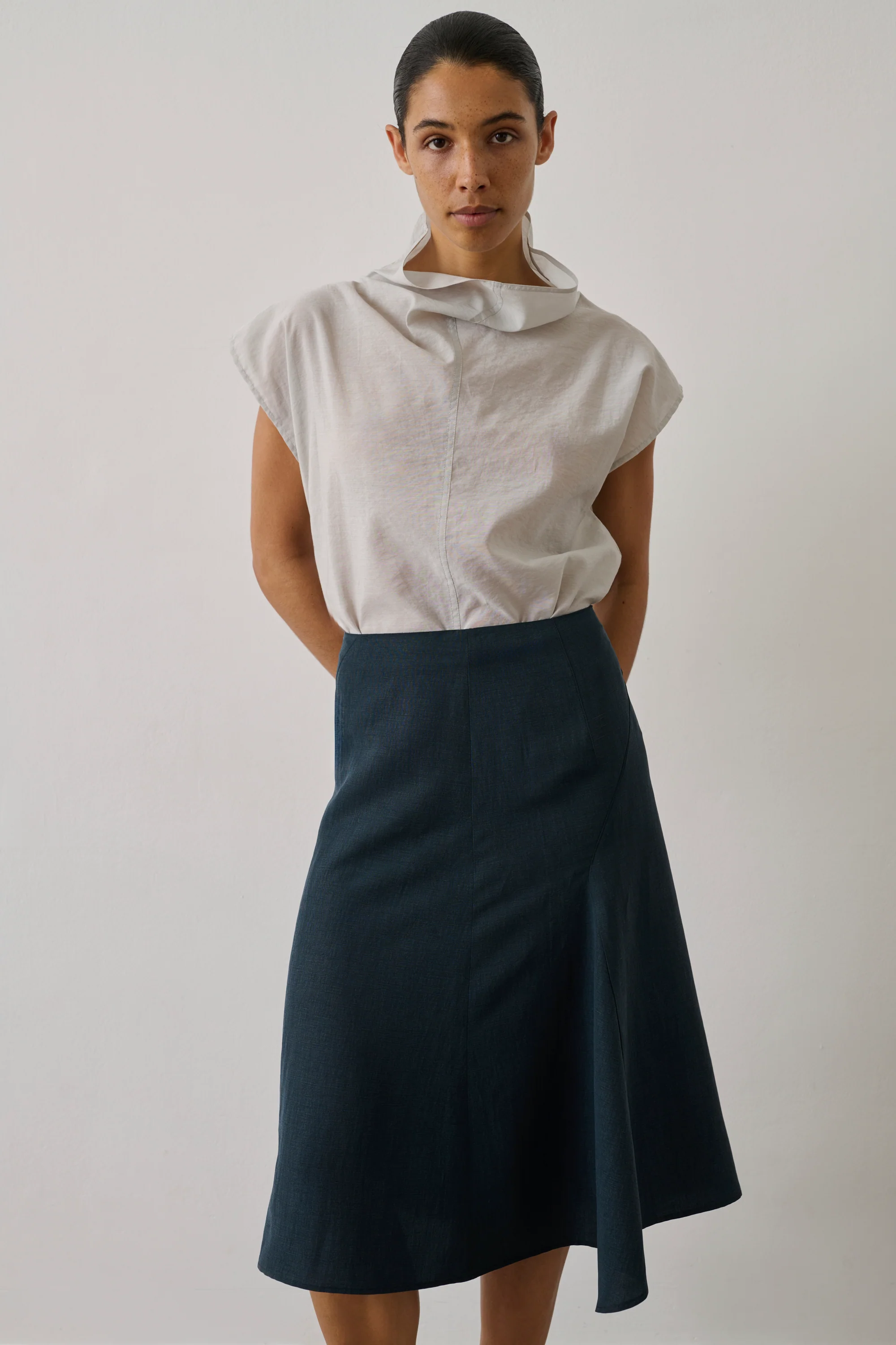 BLOUSE IZUMI GREY - Image 2