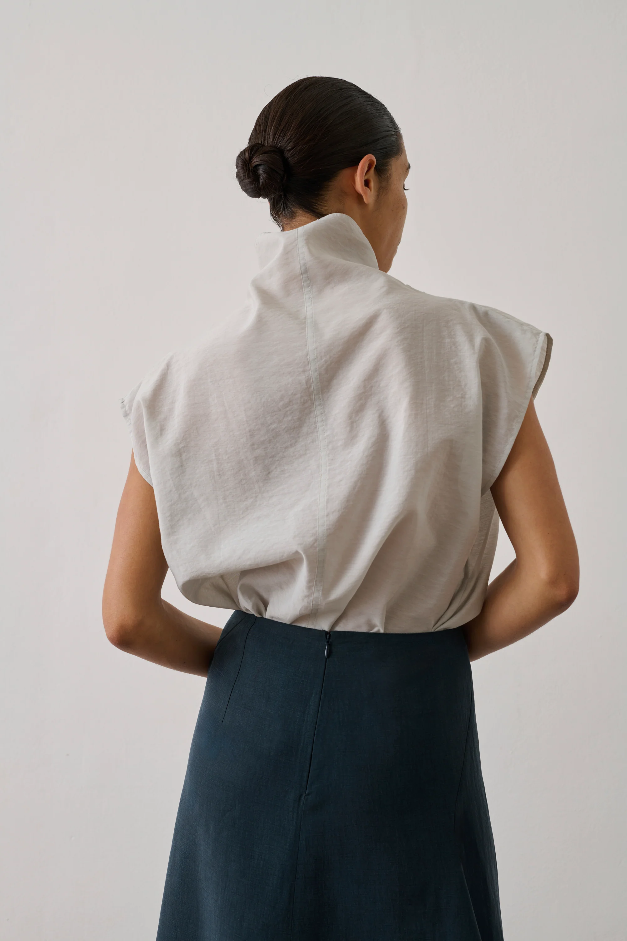BLOUSE IZUMI GREY - Image 4