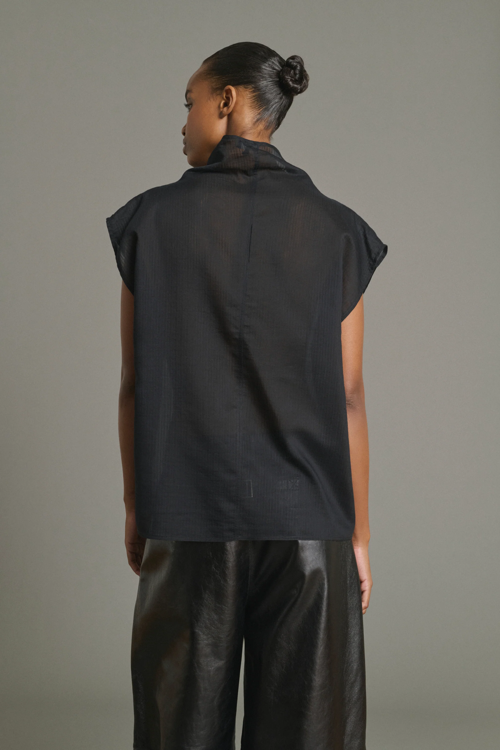 BLOUSE IZUMI BLACK - Image 4