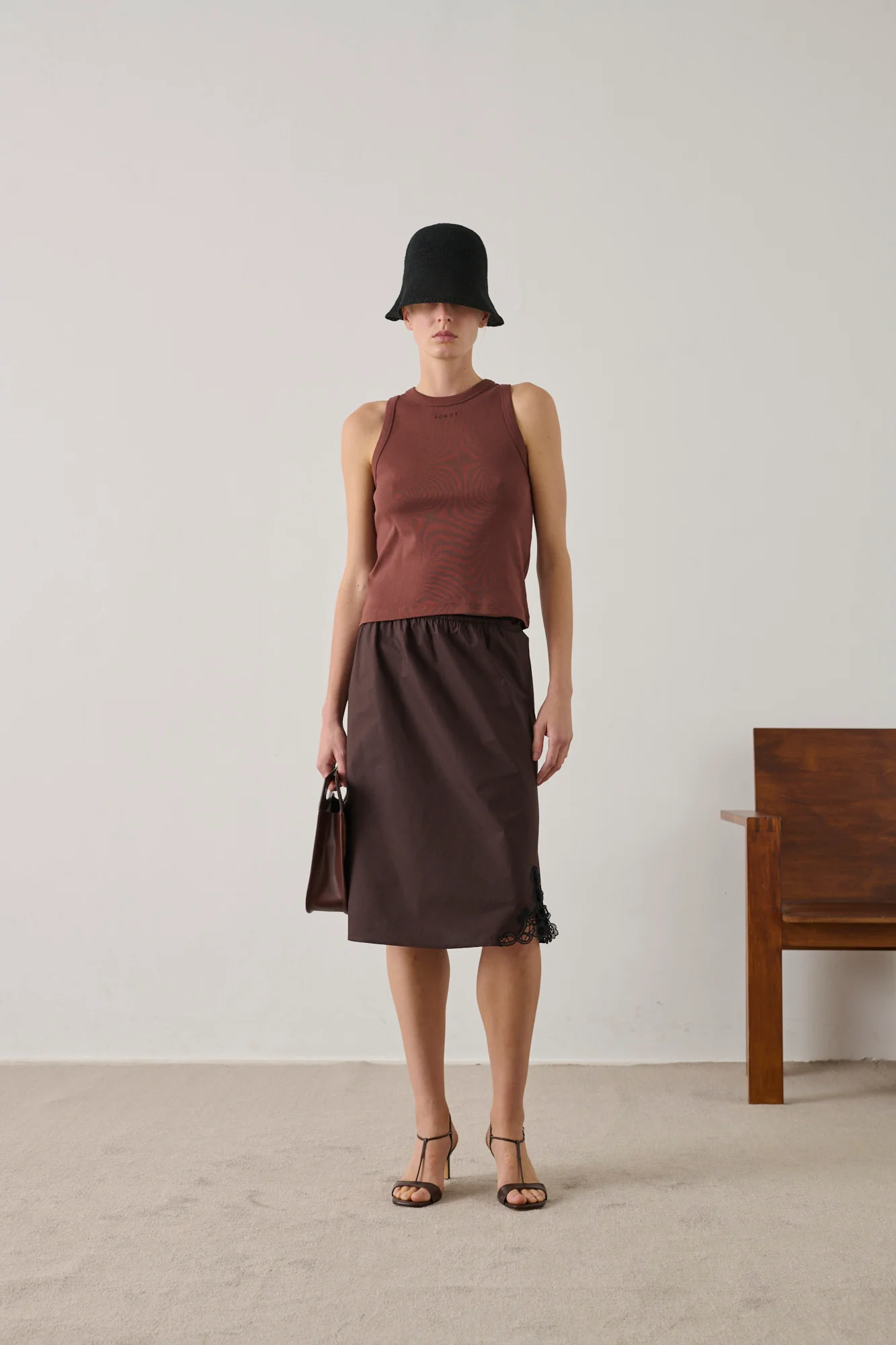 TANK TOP DOLLY BROWN