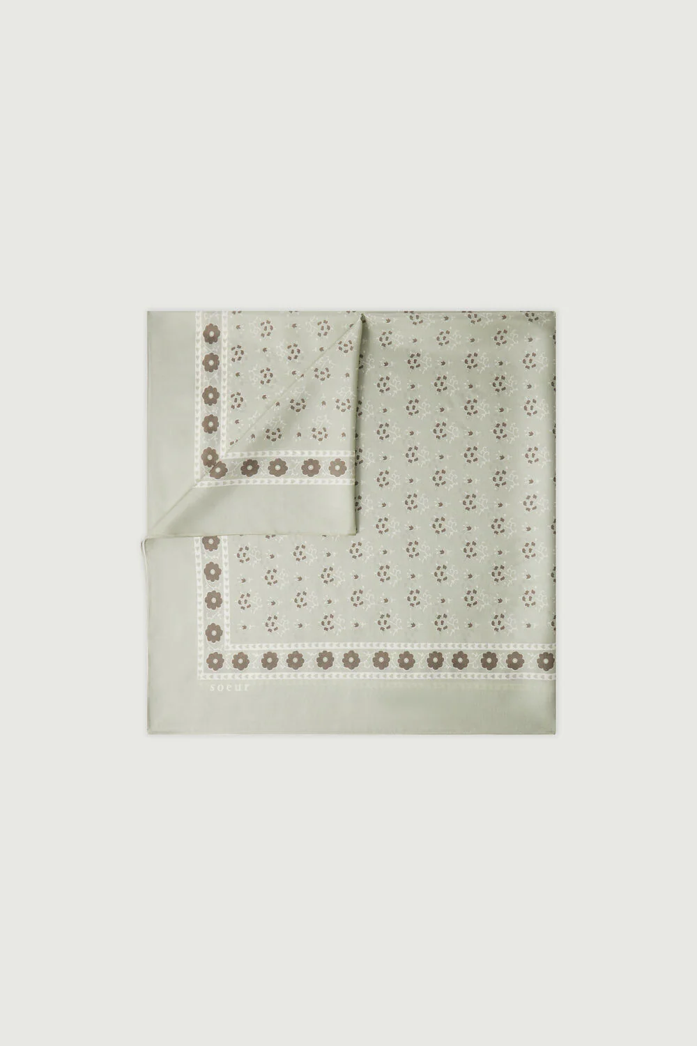 SCARF CLASSIQUE SILK GREY