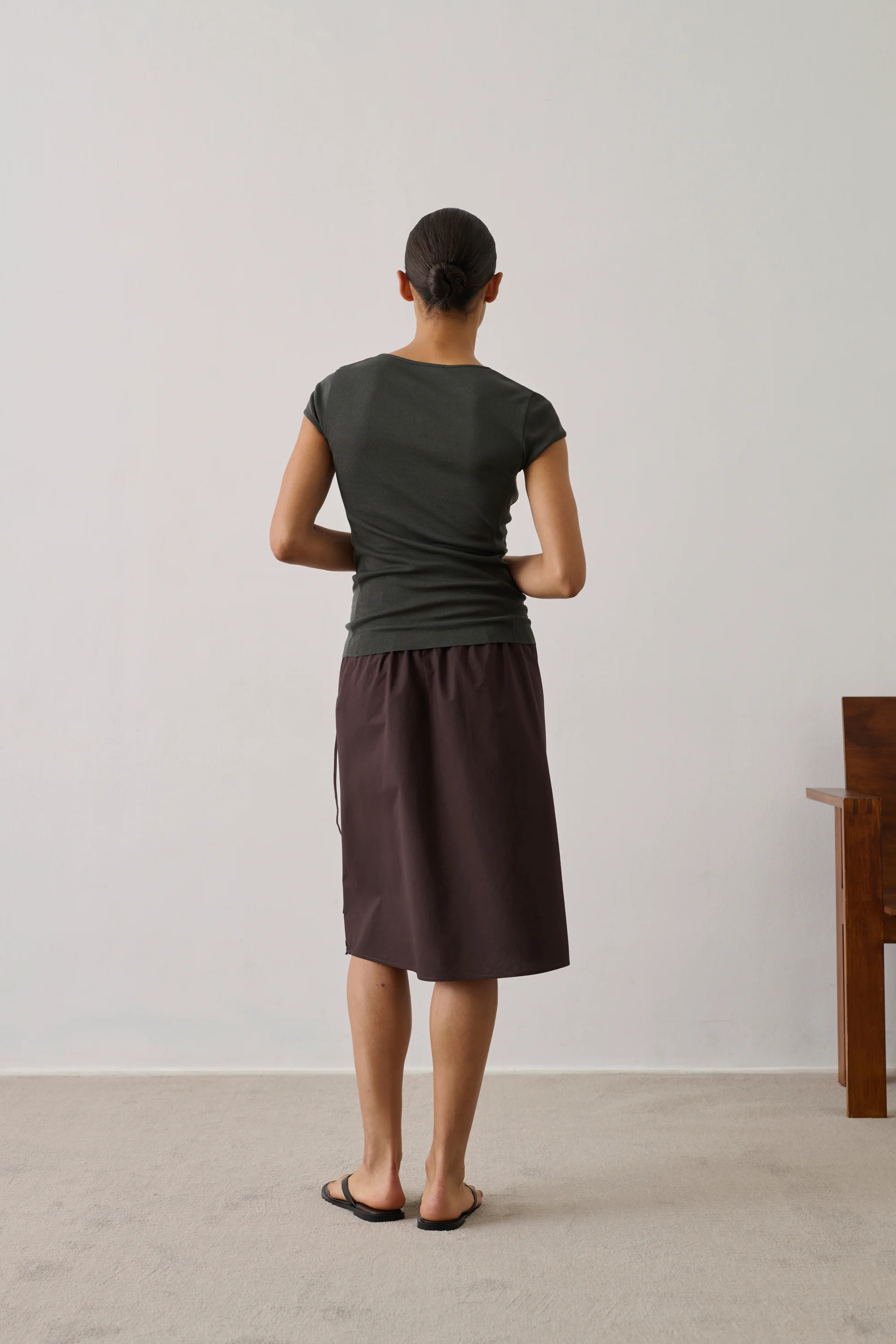 SKIRT HOUNA BROWN - Image 2
