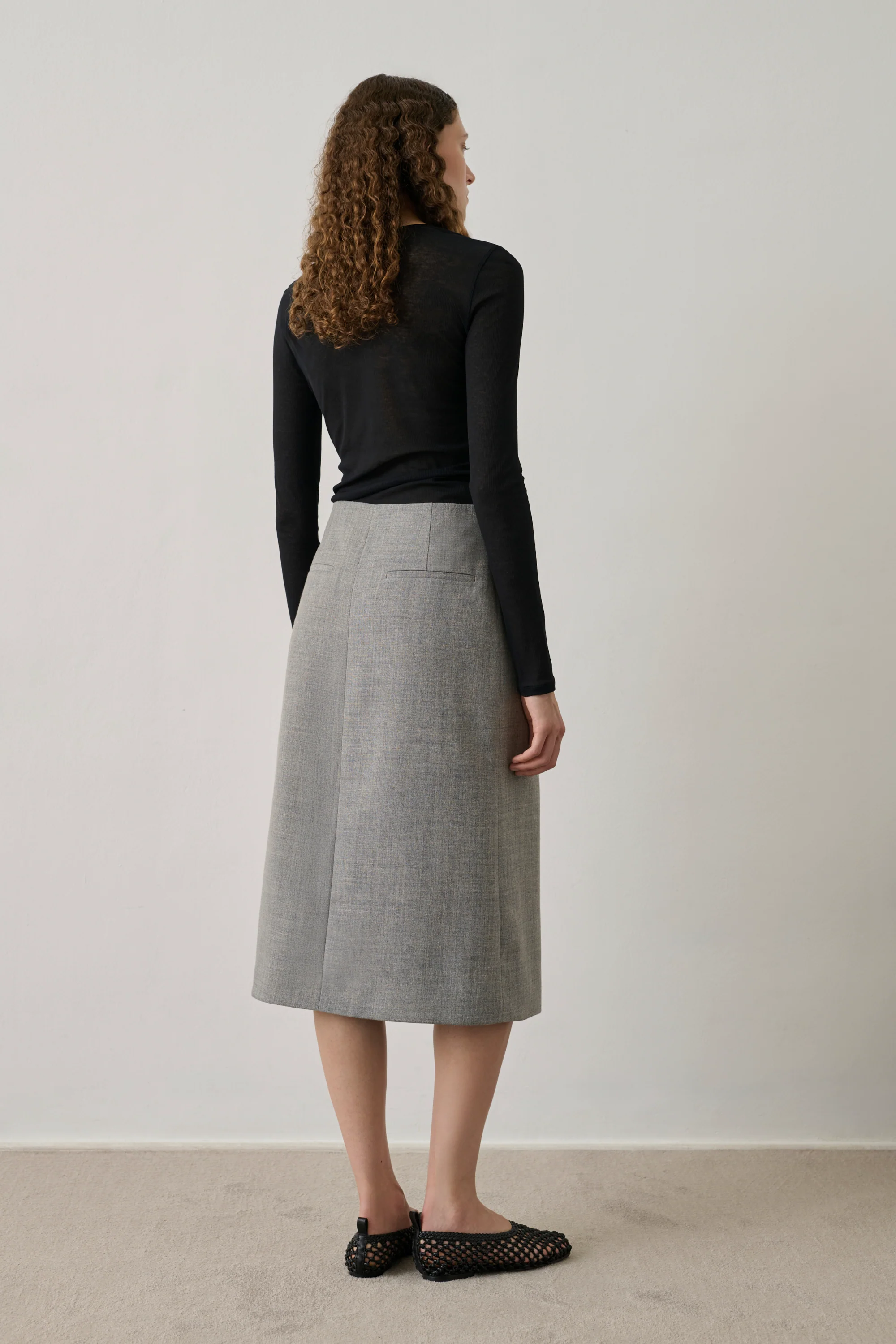 SKIRT IDRA GREY - Image 3