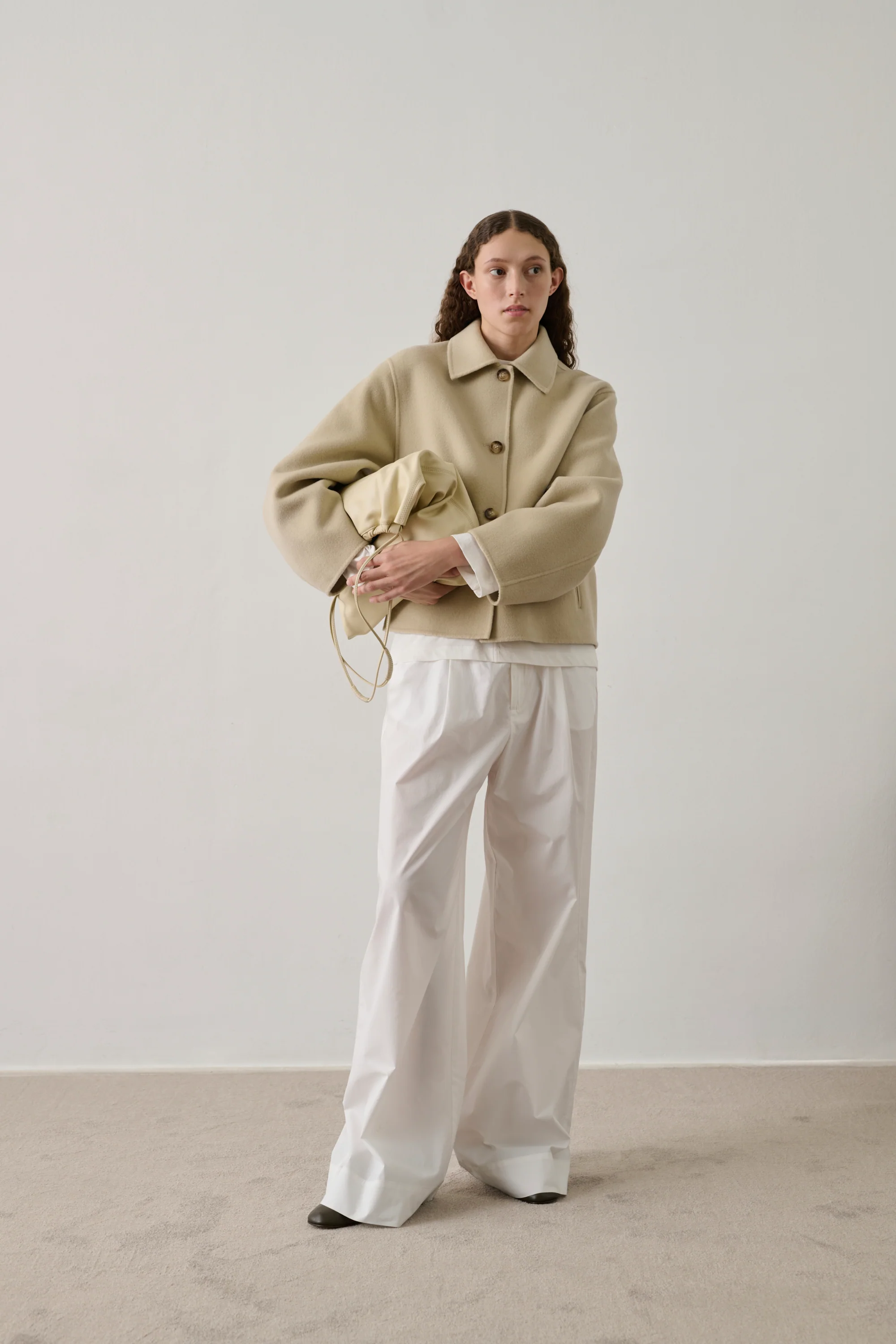 COAT GYODA ECRU - Image 3