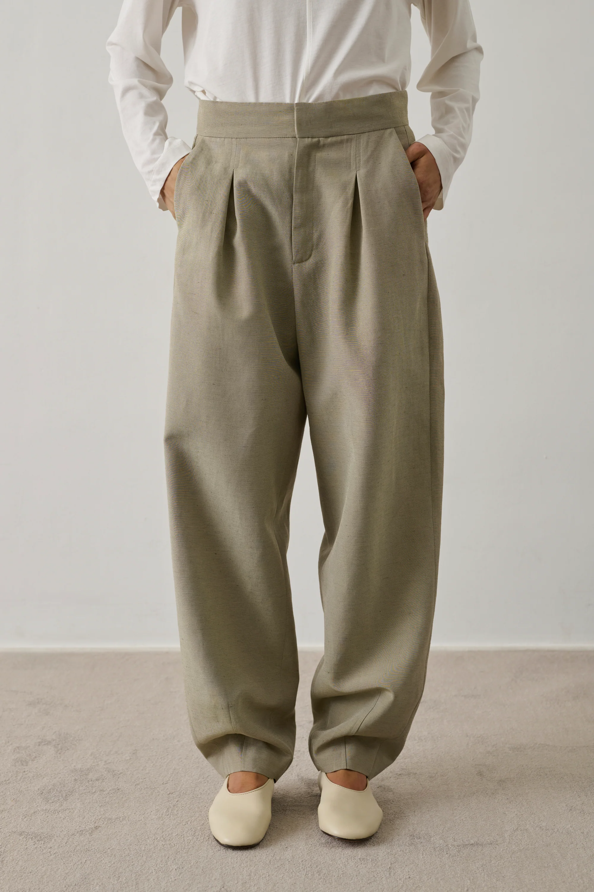 TROUSERS BAPTISTE BEIGE - Image 3