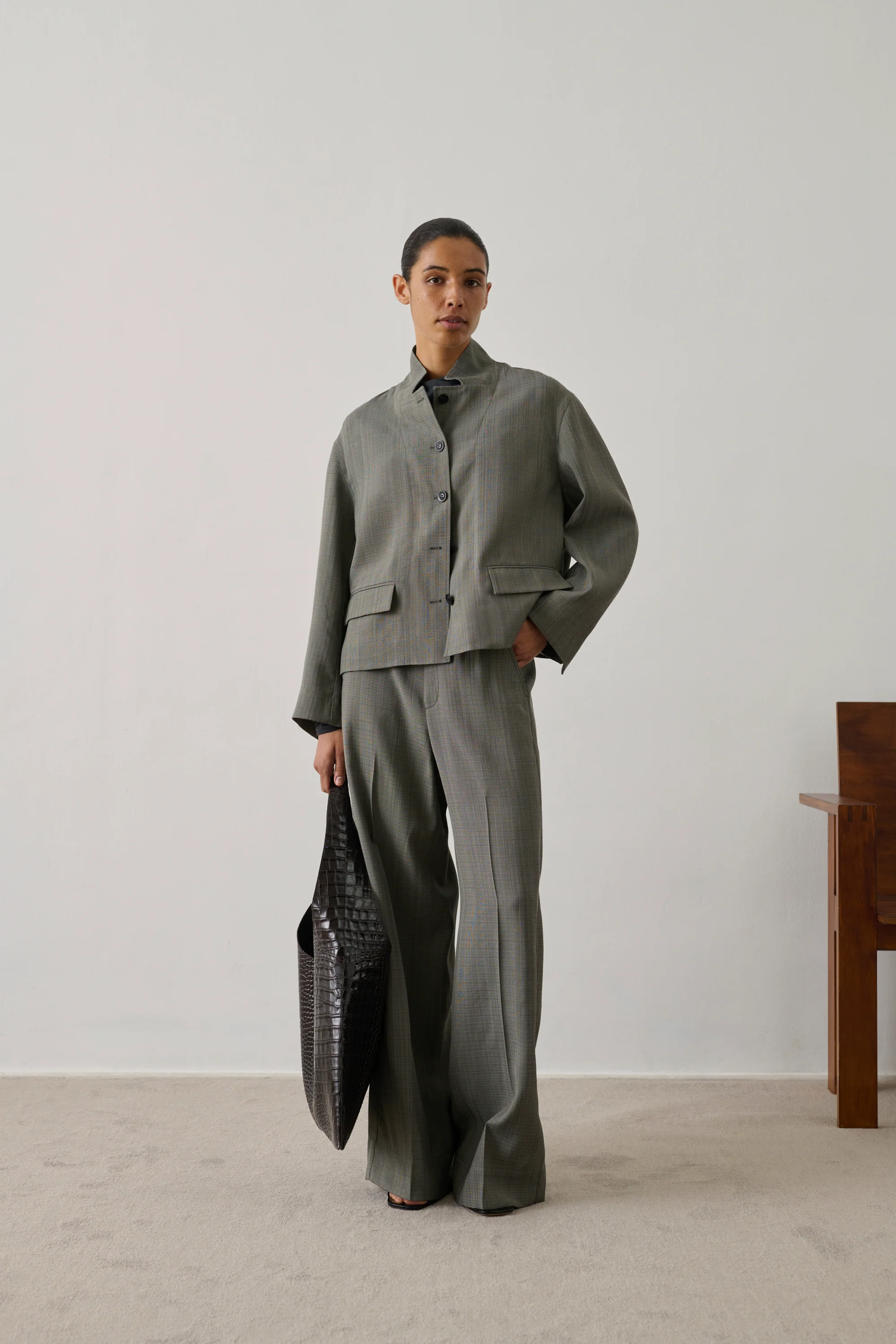 TROUSERS HIPPOLYTE GREY