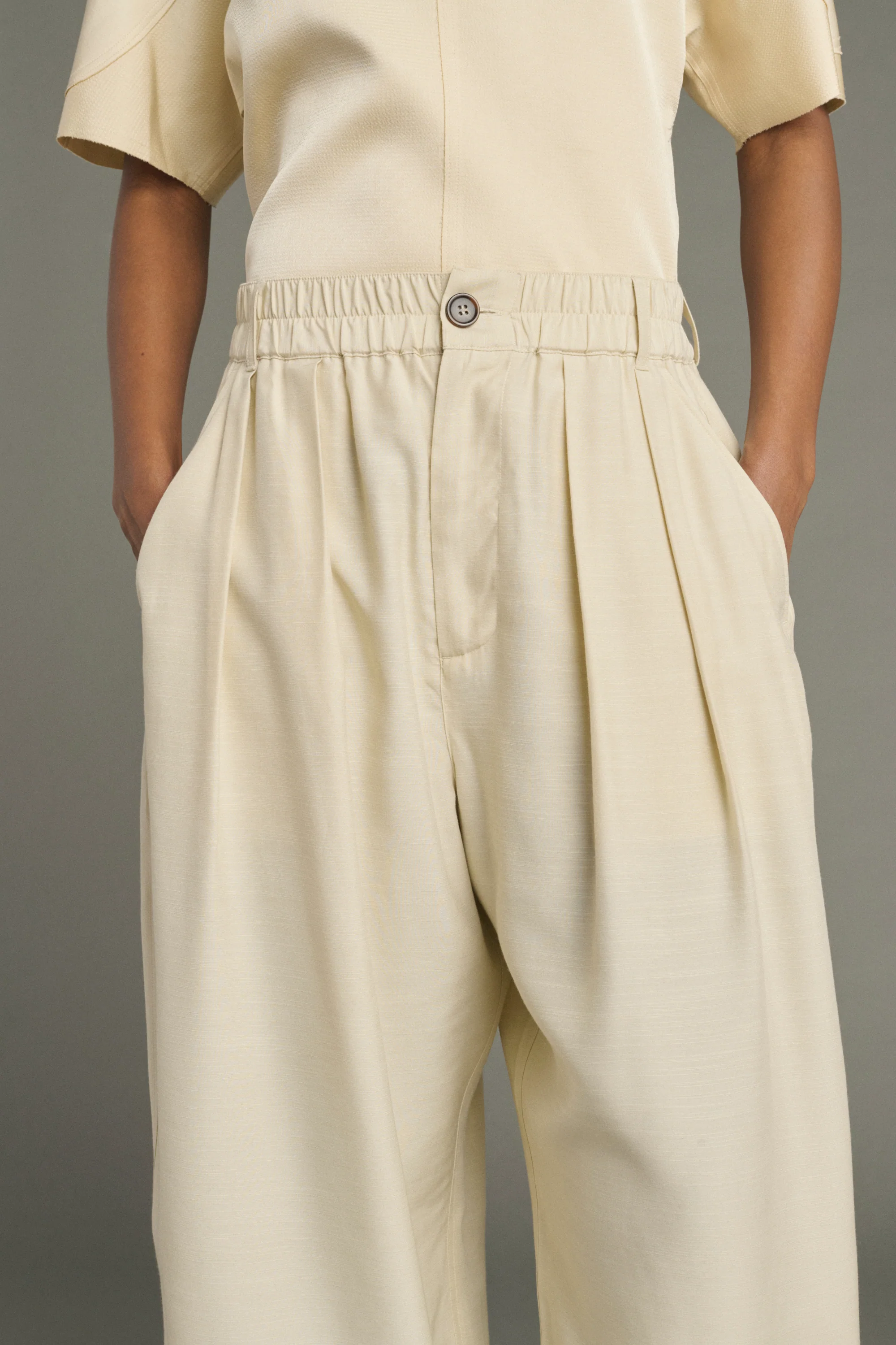 TROUSERS VERNON ECRU - Image 5