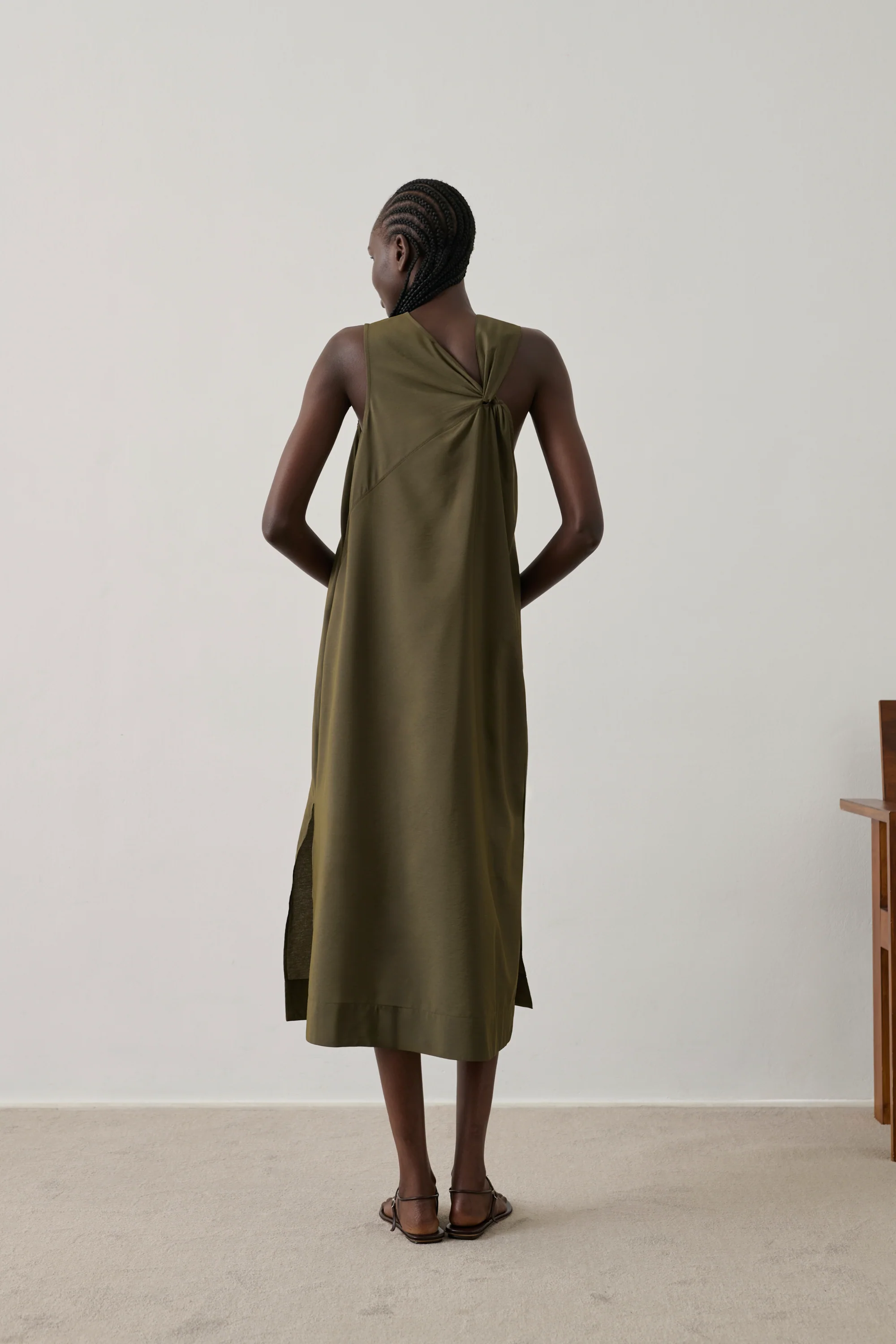 DRESS EMNA KHAKI - Image 2