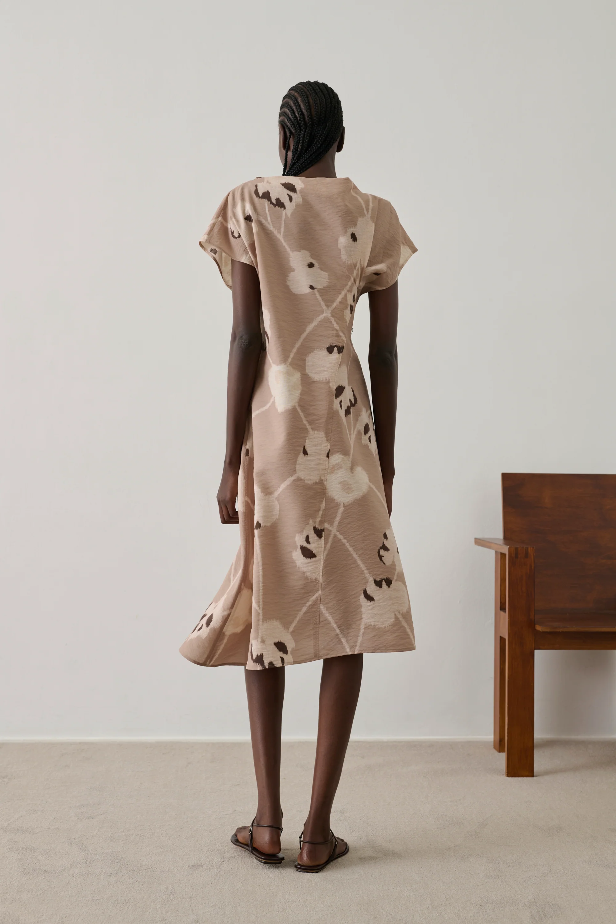 DRESS FELICIE BEIGE - Image 2