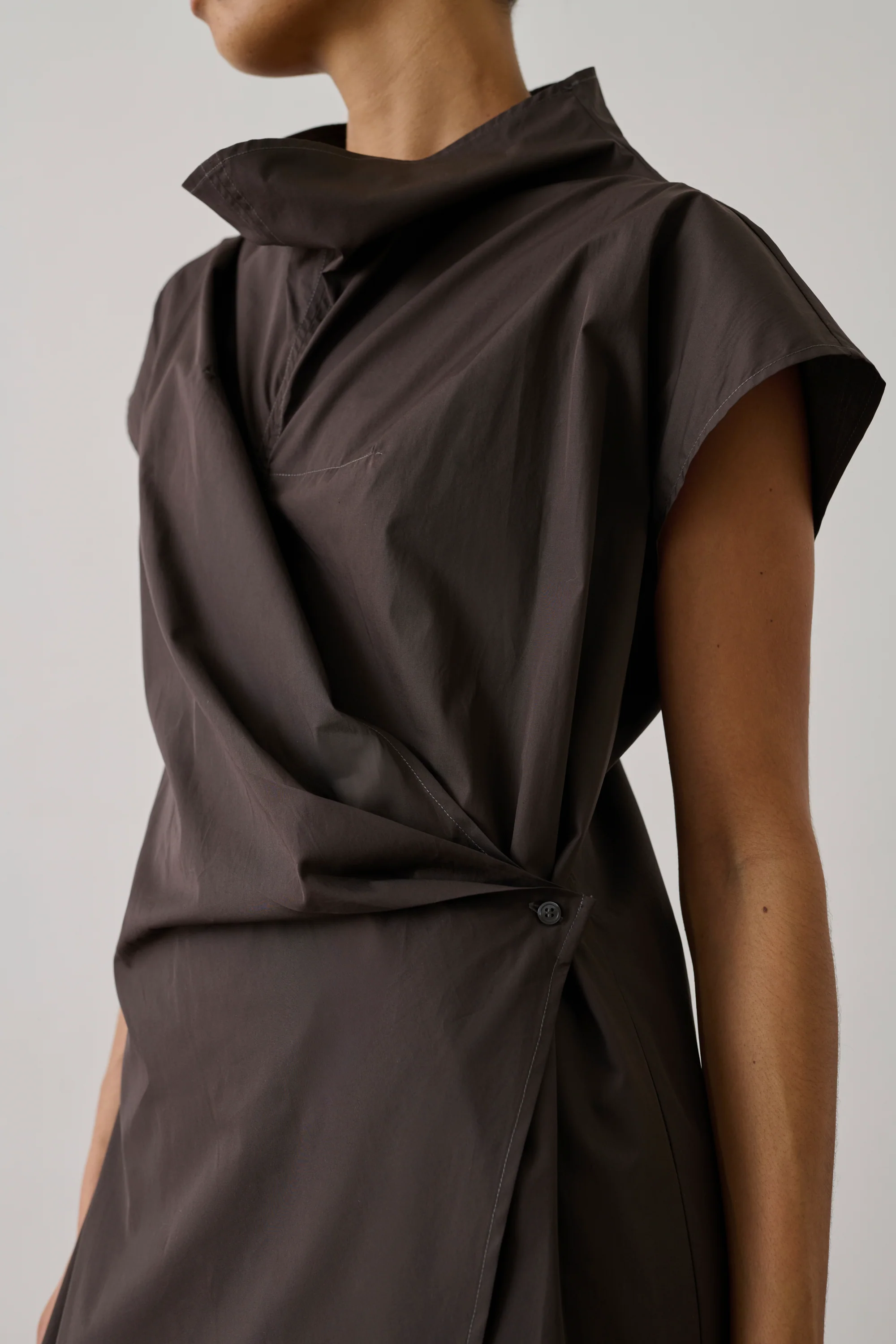 DRESS FOGGIA BROWN - Image 4