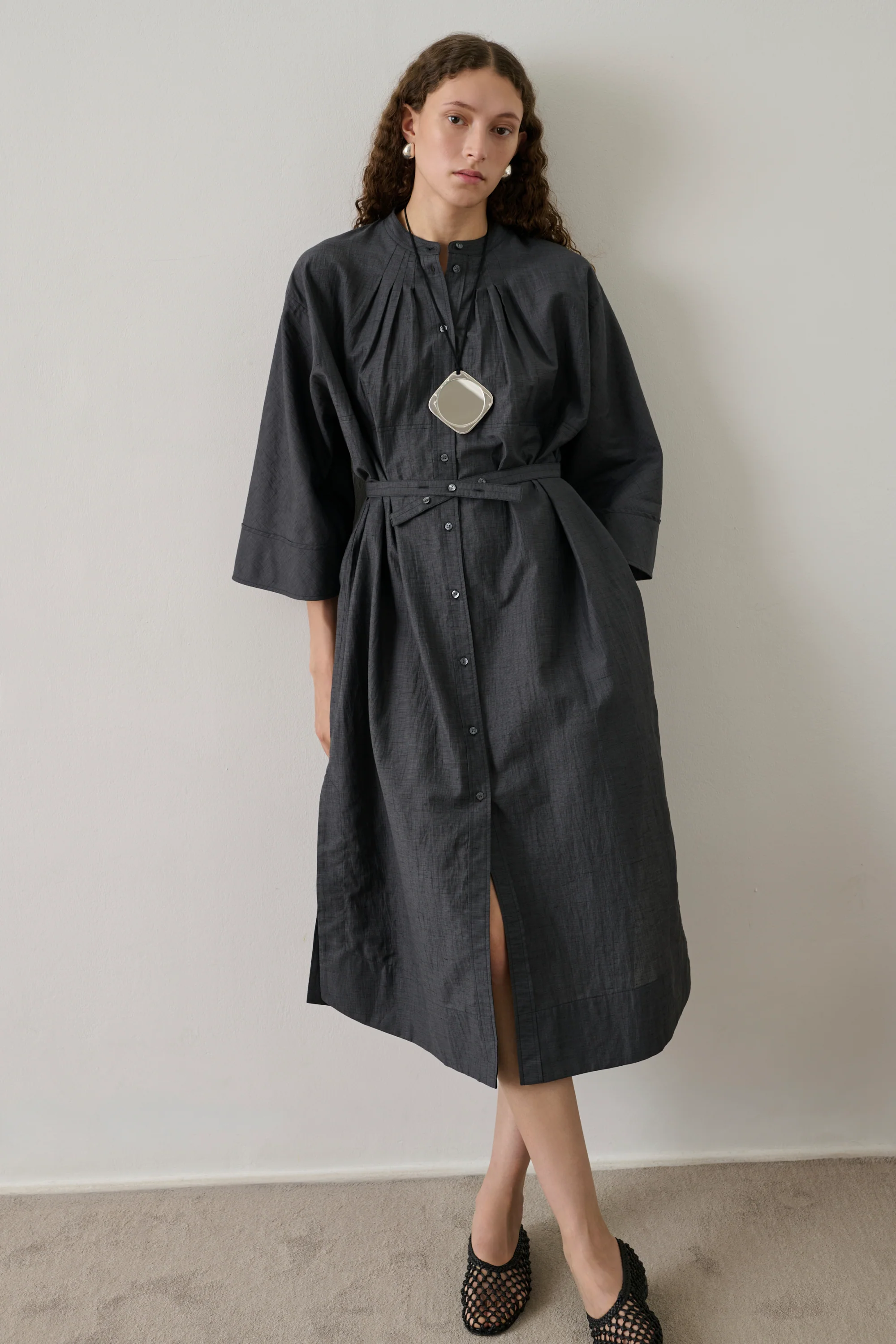 DRESS HOSTA GREY