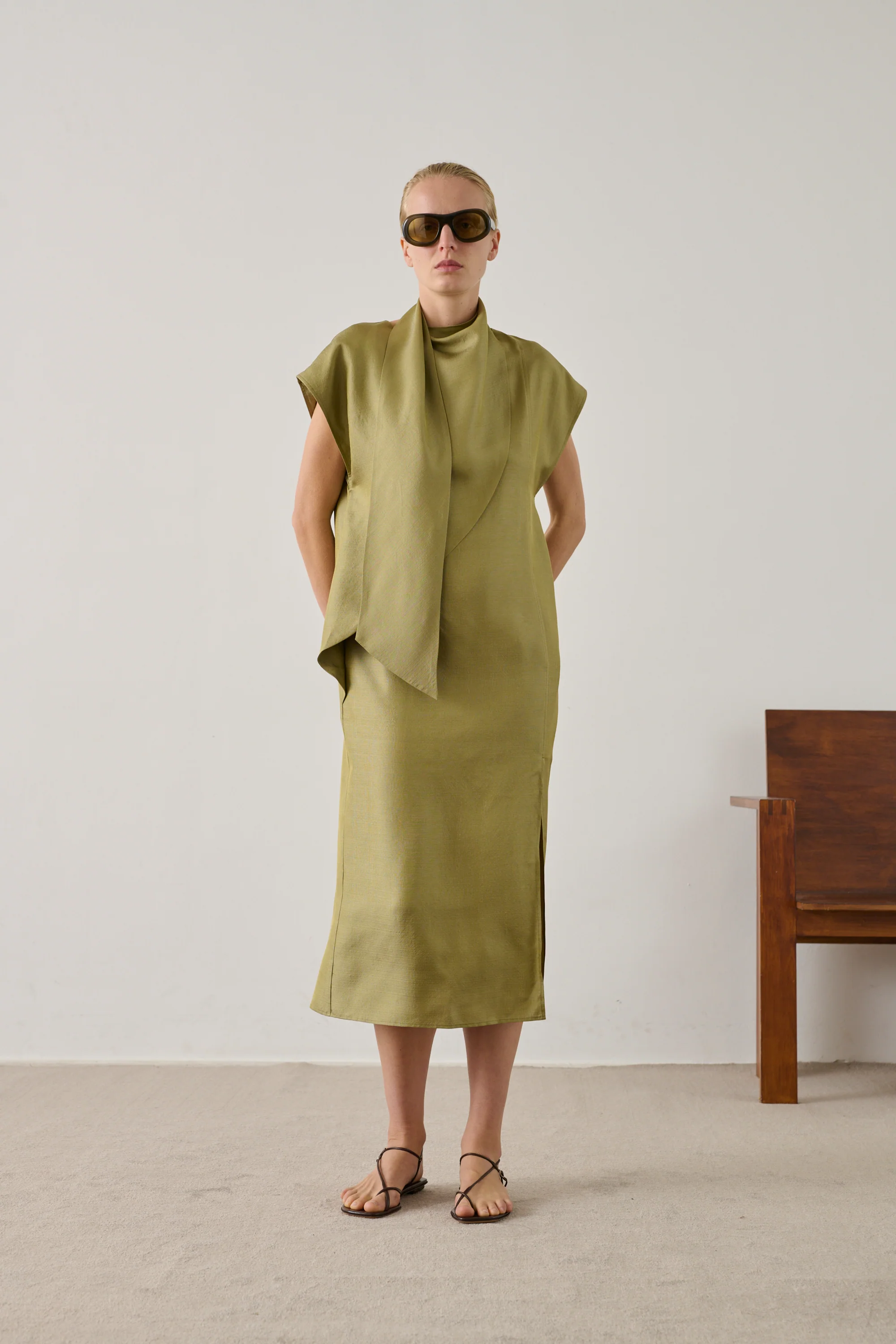 DRESS IBERIS GREEN