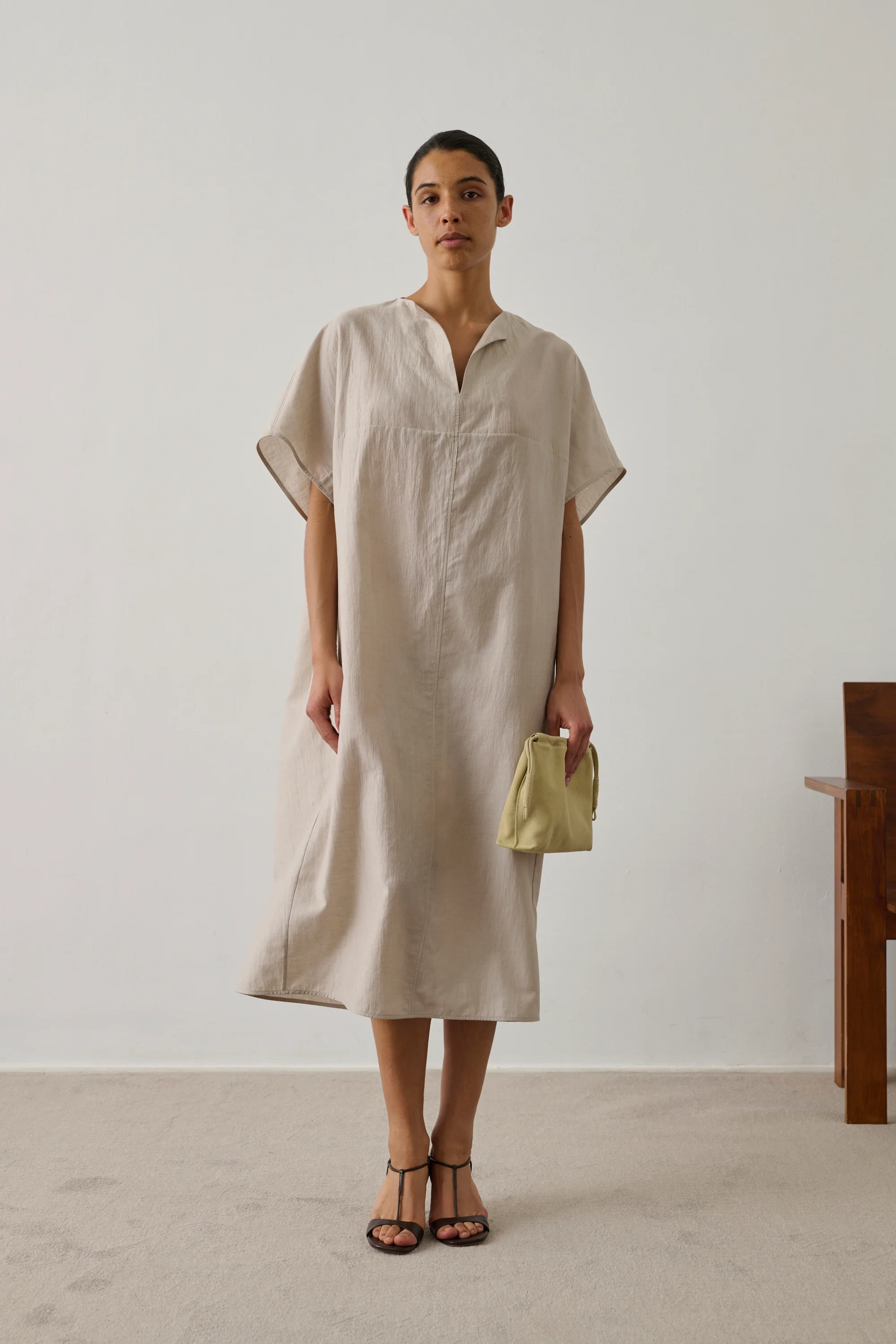 DRESS ILSA ECRU