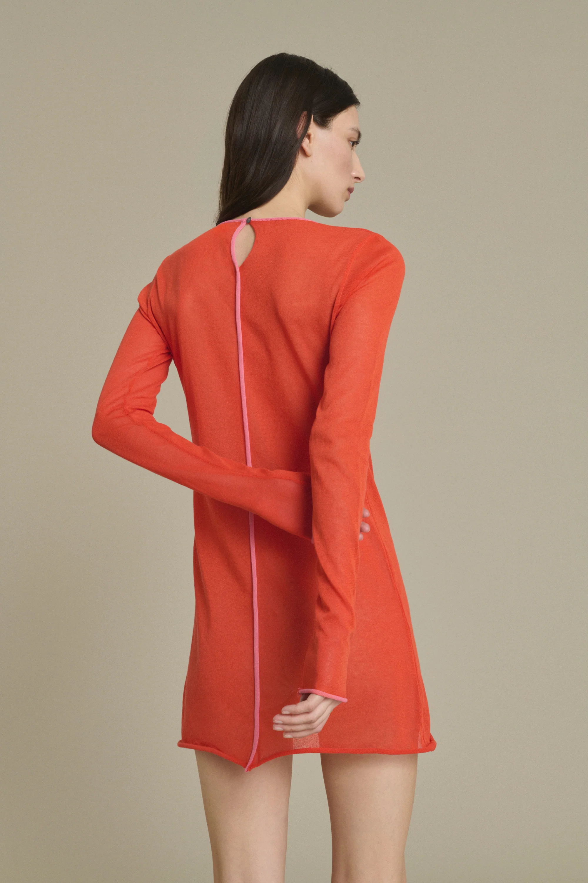 IRENE MINI DRESS RED - Image 3