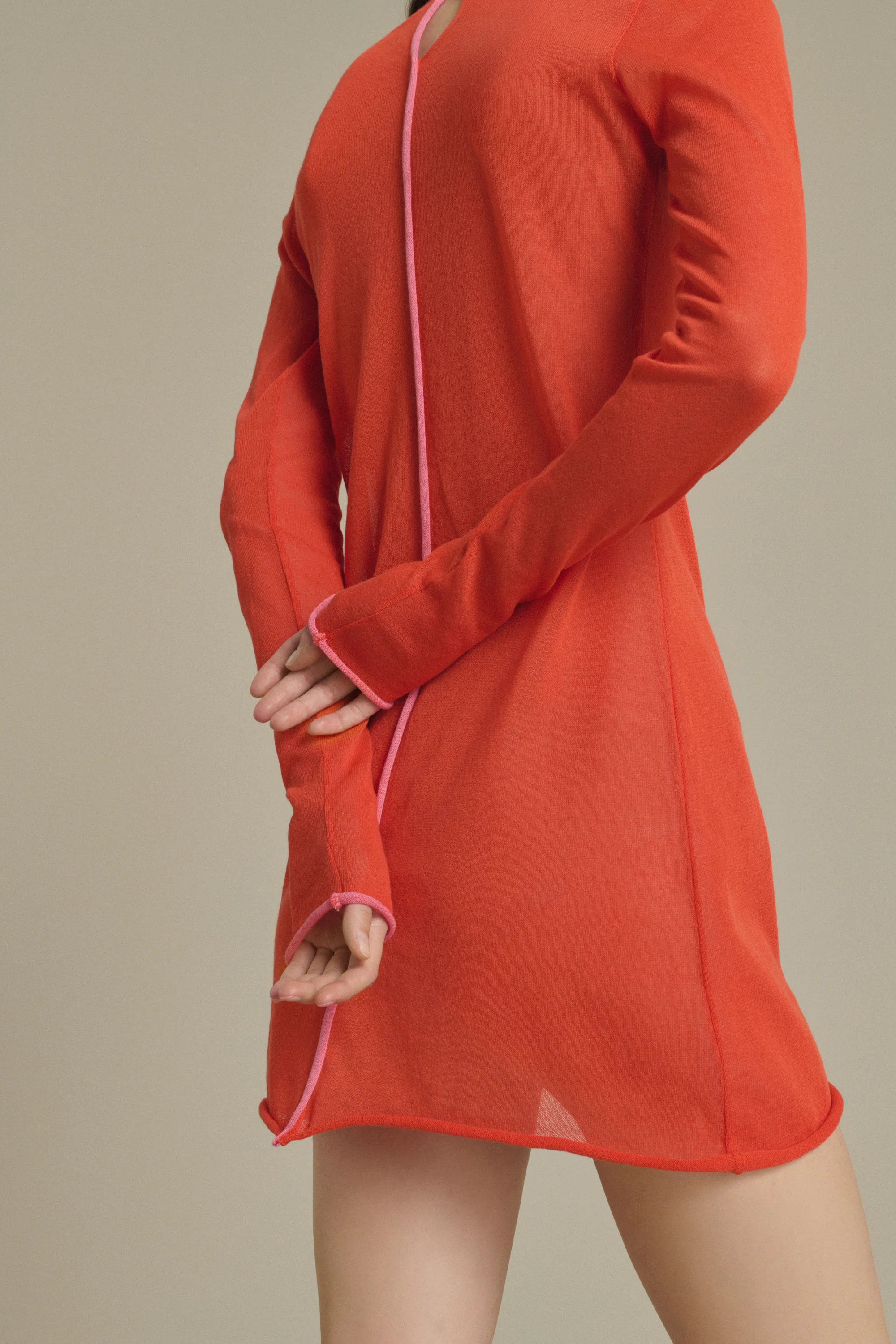 IRENE MINI DRESS RED - Image 5
