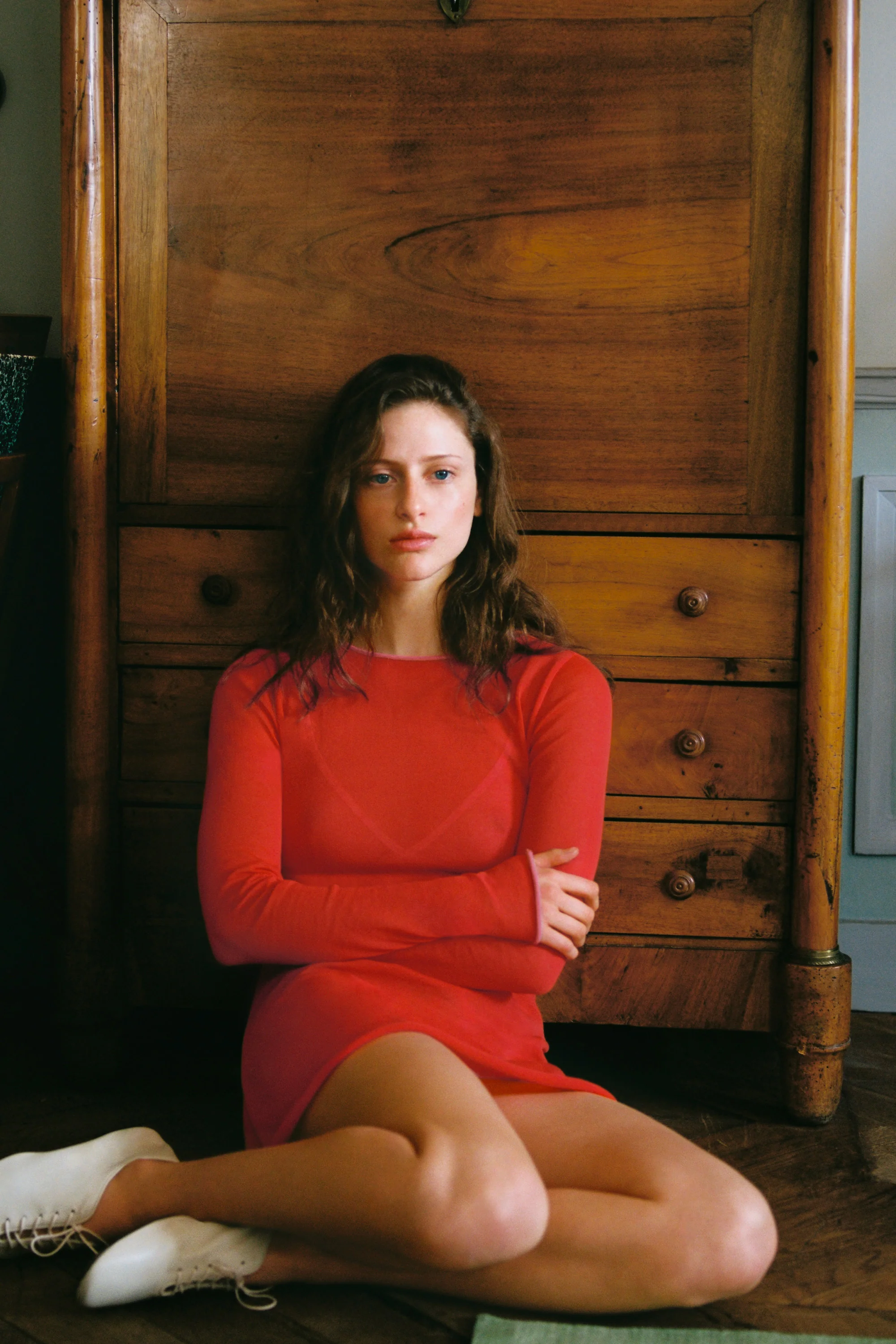 IRENE MINI DRESS RED - Image 6