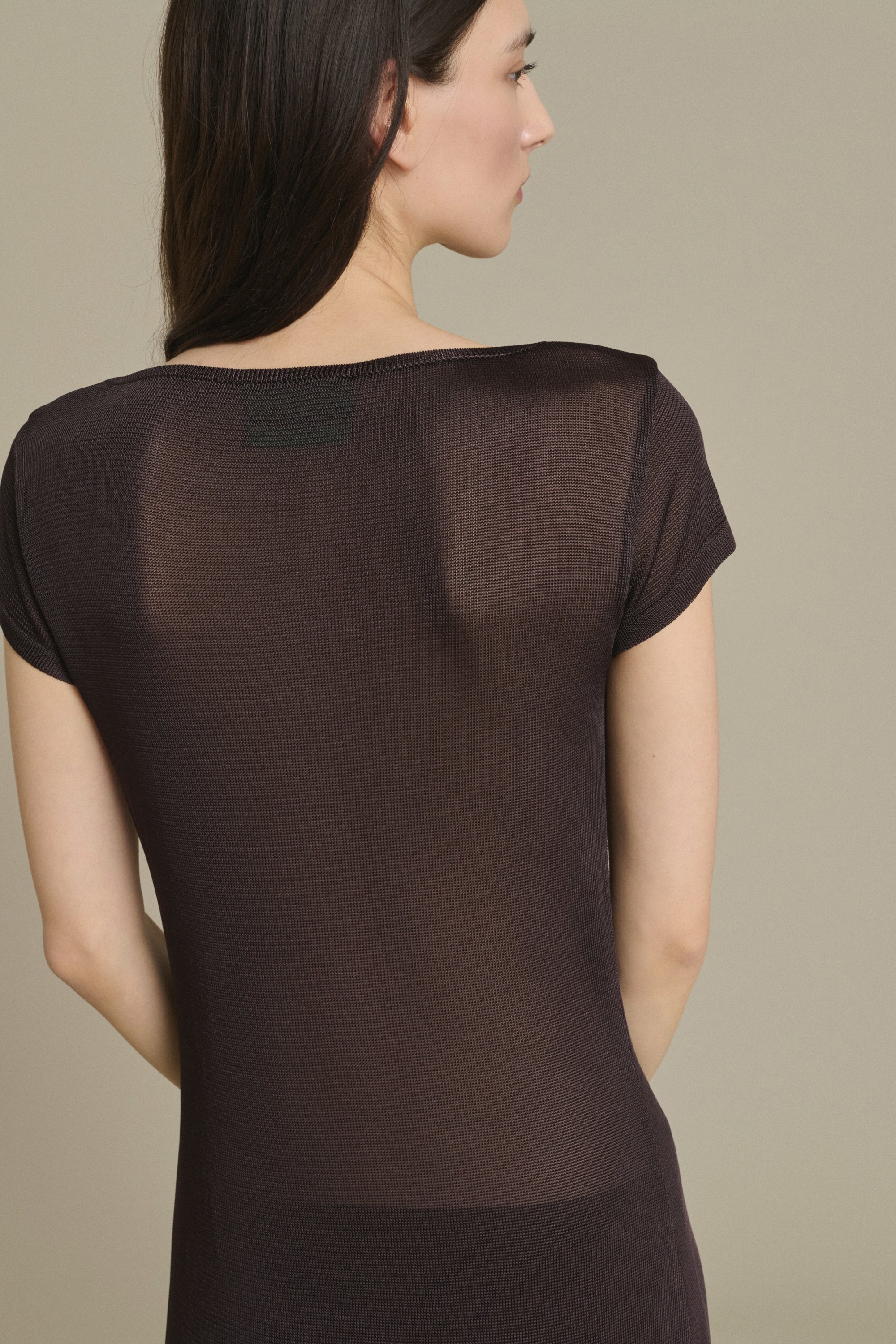 ORNELLA DRESS BROWN - Image 4