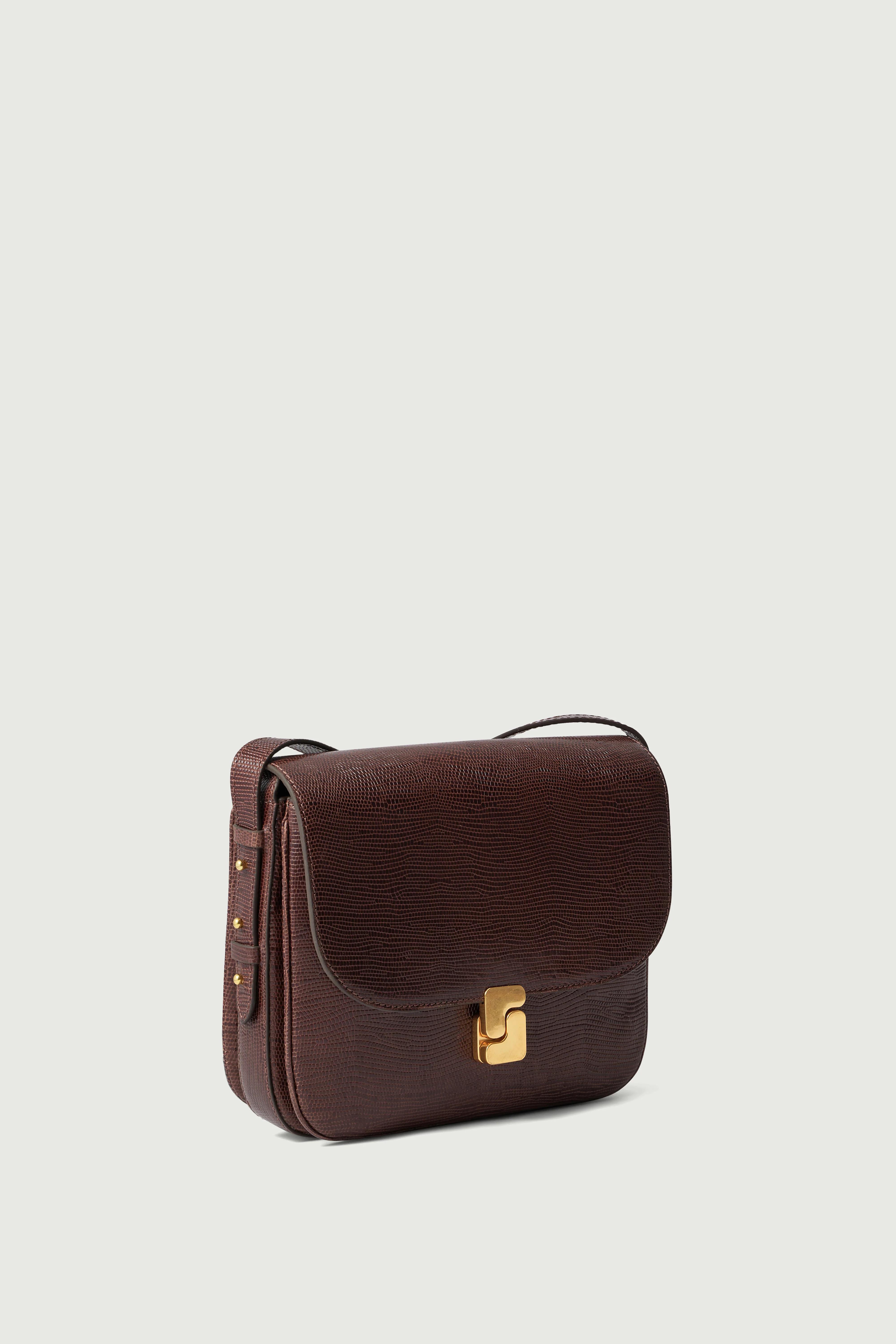 BAG BELLISSIMA MAXI BROWN LIZARD - Image 2