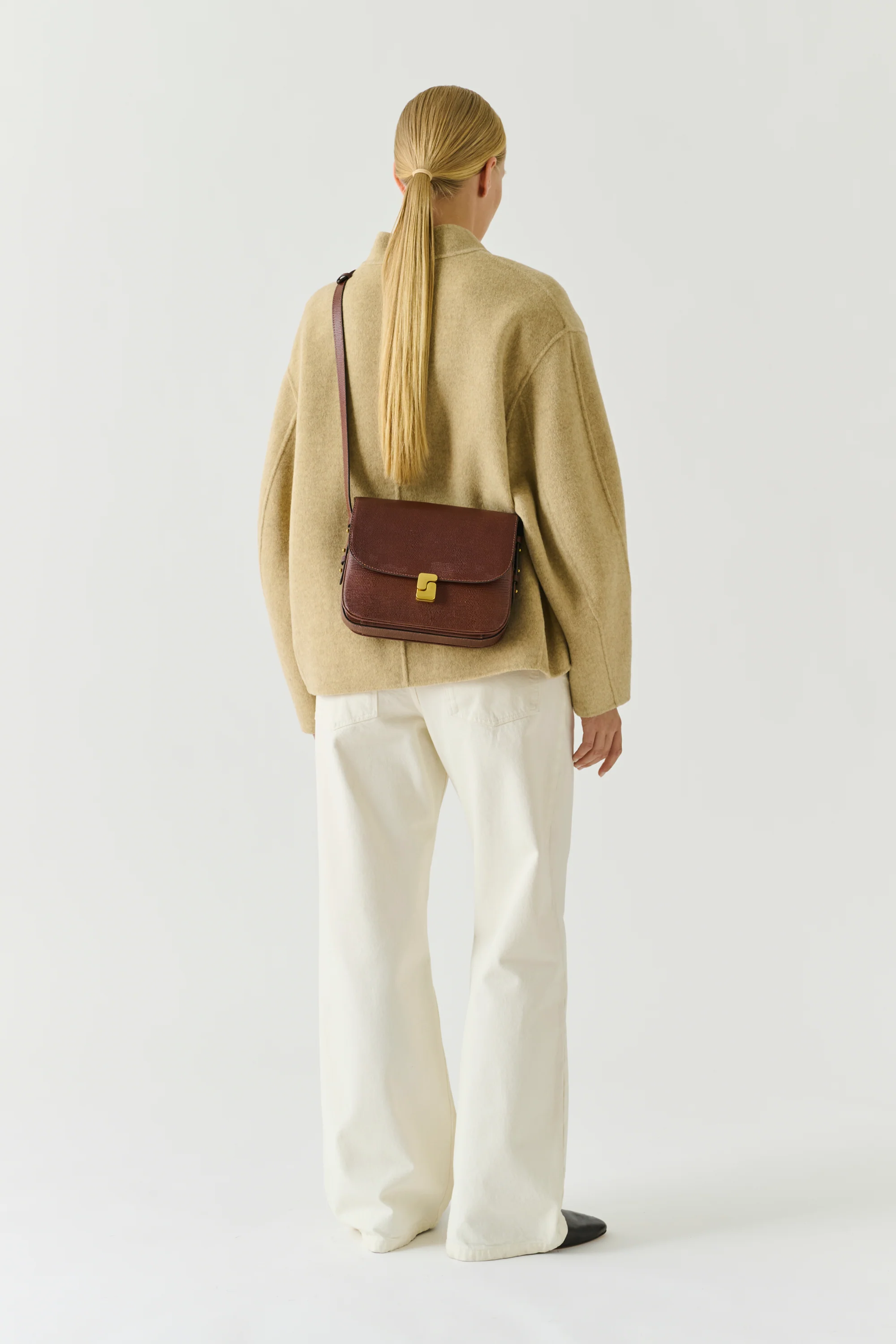 BAG BELLISSIMA MAXI BROWN CAVIAR - Image 3