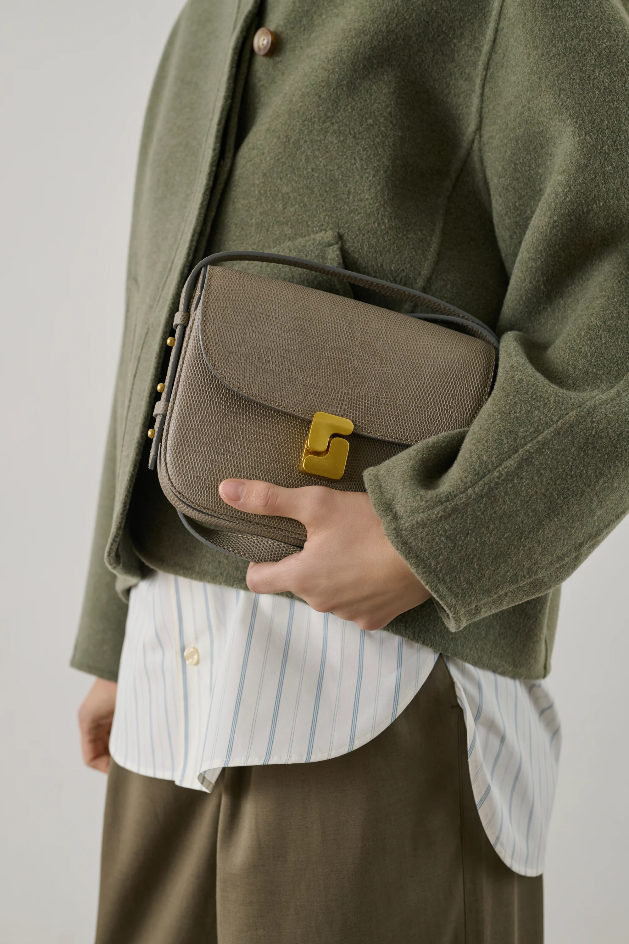 BAG BELLISSIMA MINI GRIS CAVIAR - Image 2