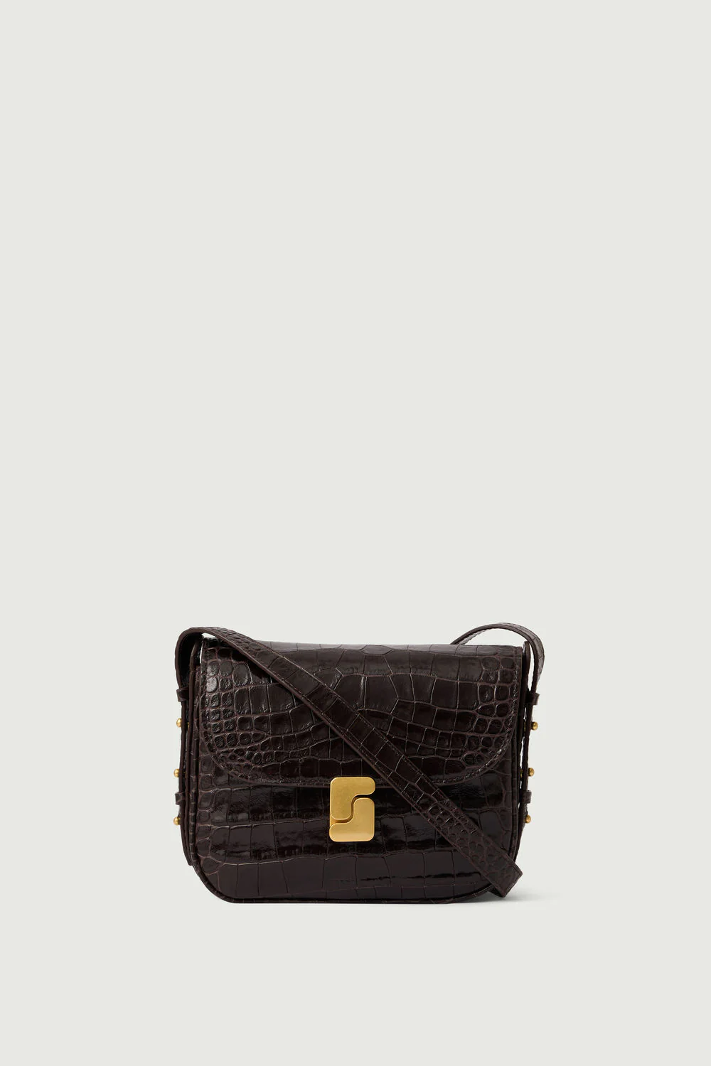 BAG BELLISSIMA MINI MARRON CROCO