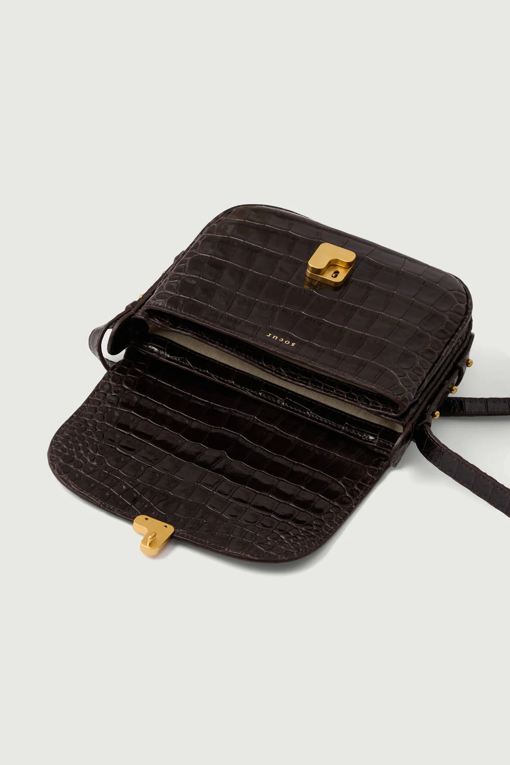 BAG BELLISSIMA MINI MARRON CROCO - Image 5