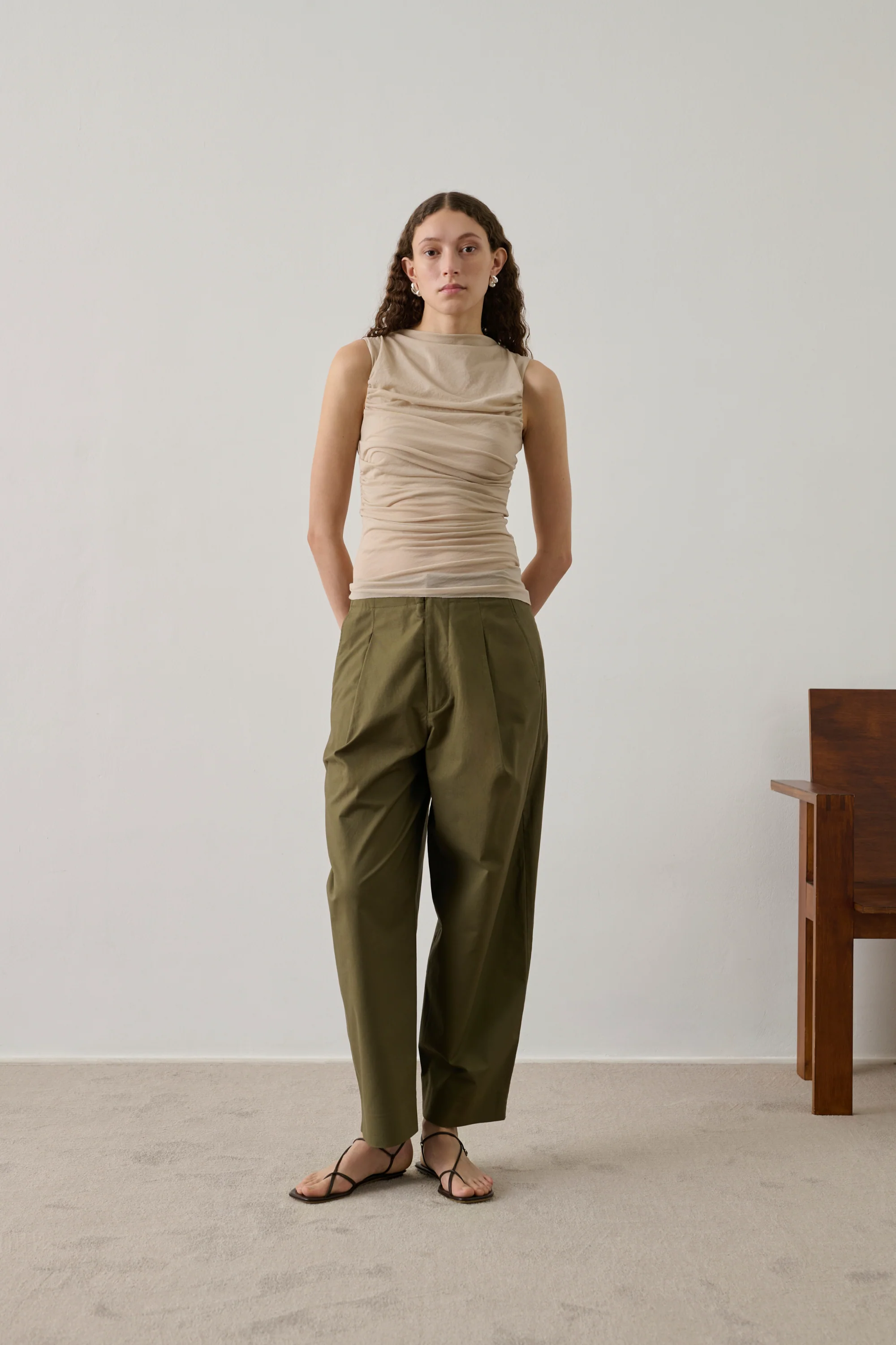 T-SHIRT IRINA BEIGE - Image 2
