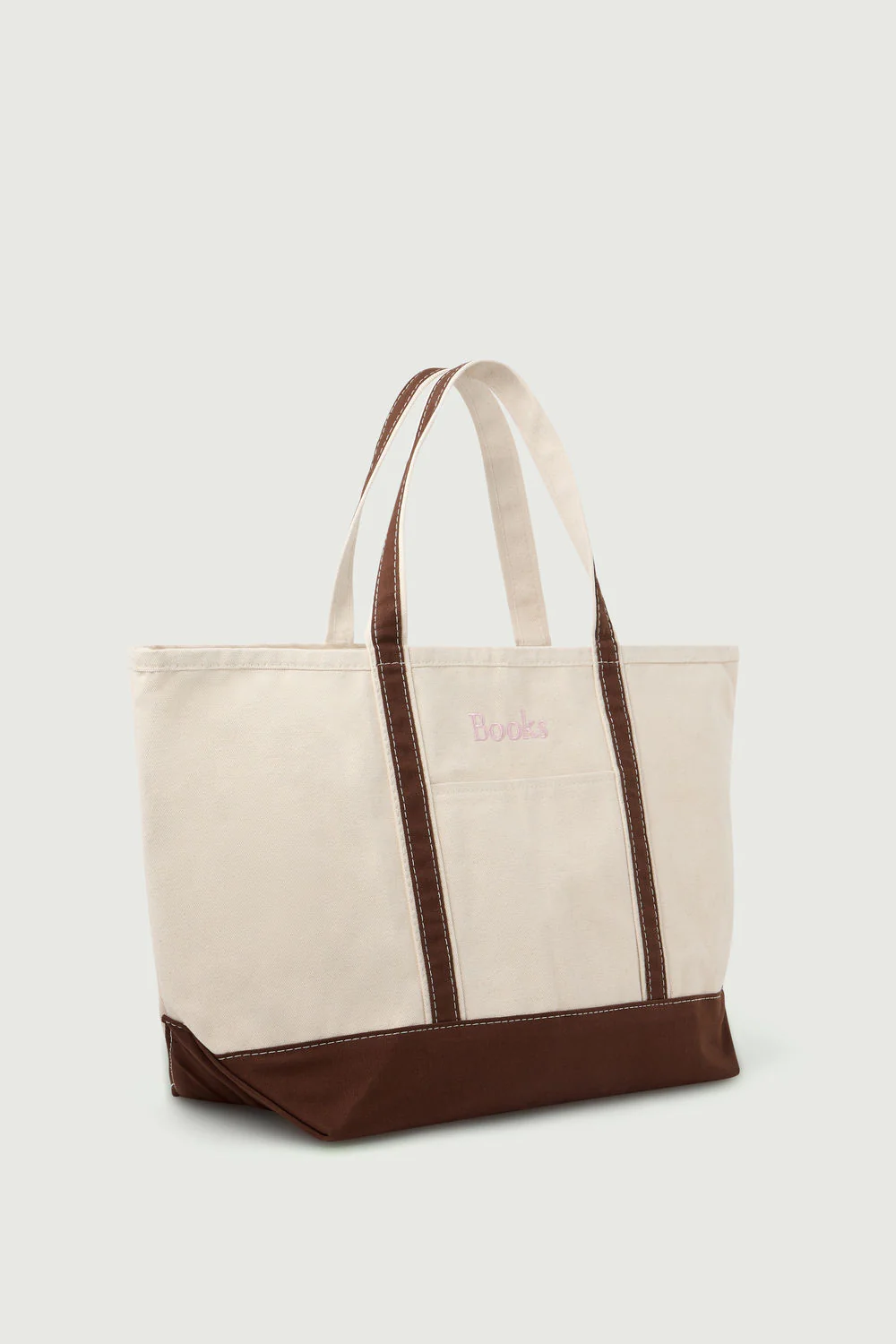 MAXI BROWN BOOKS TOTE BAG - Image 3