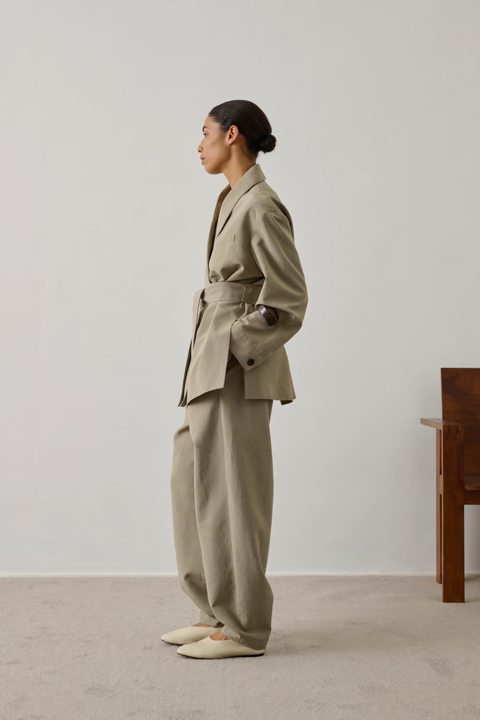 JACKET COME BEIGE - Image 4