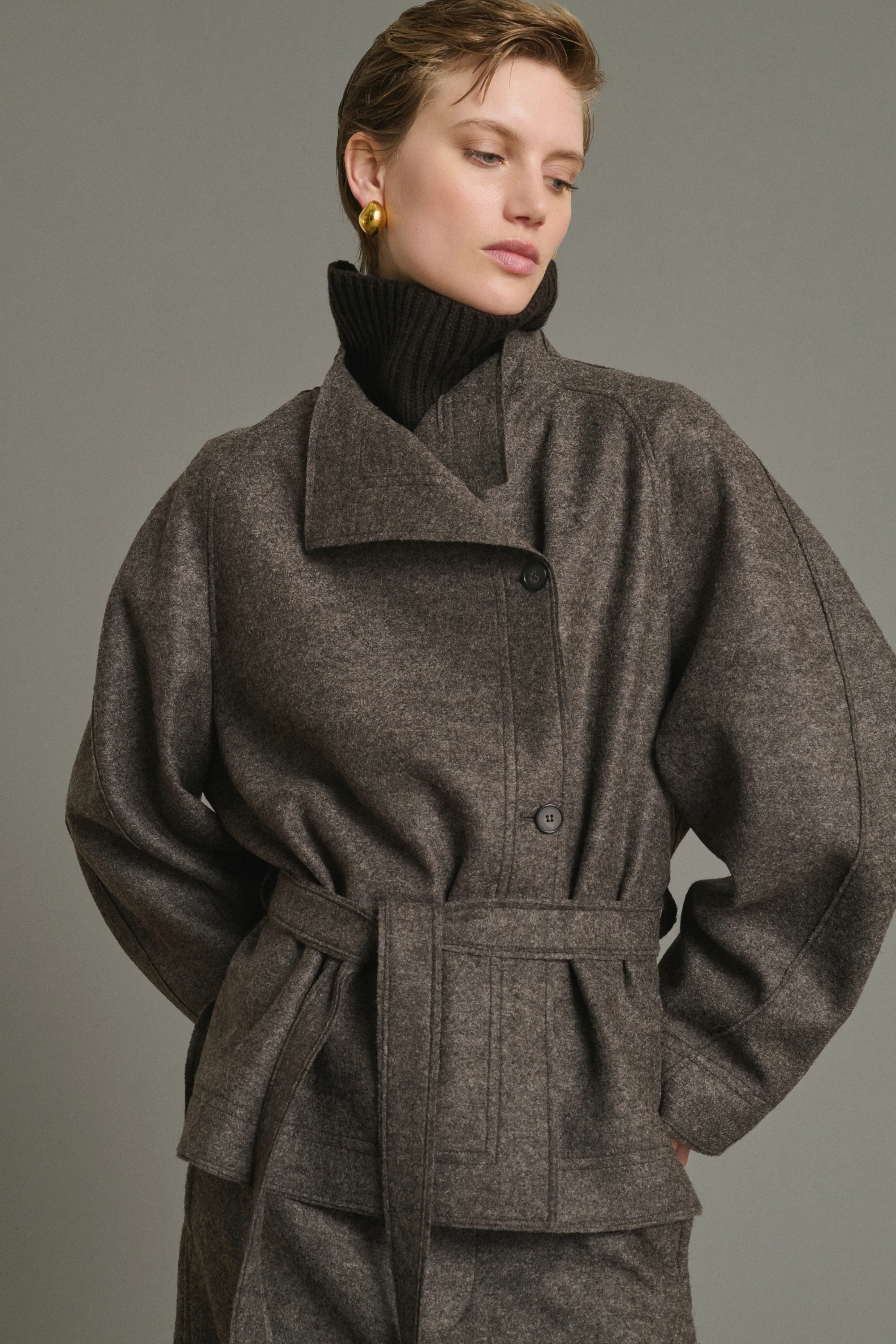 JACKET THEIA BROWN